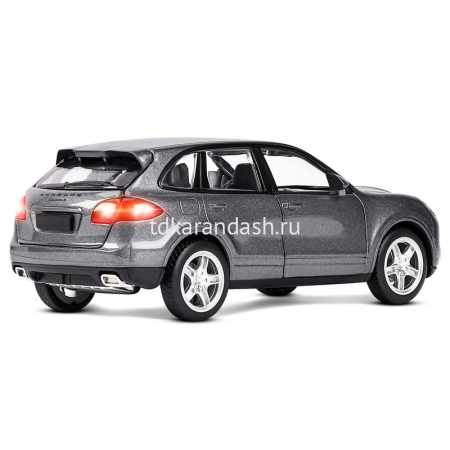 Машина "Porsche Cayenne S" серая, инерционная, металл 17,5см (свет, звук, откр.двери) JB1251140 от магазина "Карандаш"