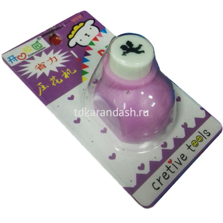 Дырокол фигурный 6х3,5см отверстие 1см ассорти Y7976-18 от магазина "Карандаш"