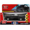 Машина "Dodge Ram 1500 Rebel" черная, инерционная, металл 13см, двери (открывающиеся двери)