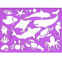 Трафарет пластиковый 26*19см "Животные" FD090043 C34970 от магазина "Карандаш"