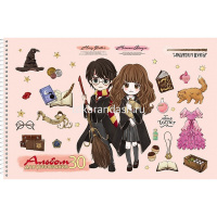 Альбом для рисования А4 30л "Гарри Поттер" на спирали, перфорация на отрыв, 5 дизайнов 056950 от магазина "Карандаш"