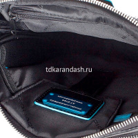 Сумка "Blue Square" 21,5х24,5х5см, 1 отделение, черная, натуральная кожа CA1816B2/N от магазина "Карандаш"