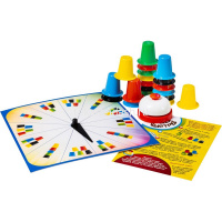 Игра настольная "Кто быстрее?" 28х28см (20 шляп, игровое поле со стрелкой, звонок) 1912C от магазина "Карандаш"