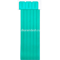 Набор закладок самоклеящихся 6 шт/уп 1,2х37,6см матово-зеленые 2921/6-139 от магазина "Карандаш"