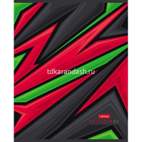 Тетрадь А5 96л линия "Абстракция" на скобе глянцевая ламинация 5 дизайнов 96Т5лВ2/086257 от магазина "Карандаш"