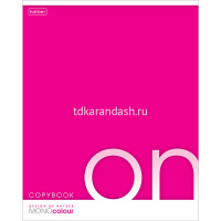 Тетрадь А5 96л клетка "Mono/Colour" на скобе лак 5 дизайнов 96Т5вмB1/013383 от магазина "Карандаш"