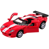 Картинка Машина "Ford GT" красная, инерционная, металл 17,5см (свет, звук, откр.двери) JB1200139 от магазина "Карандаш" Машина "Ford GT" красная, инерционная, металл 17,5см (свет, звук, откр.двери) JB1200139 от магазина "Карандаш"
