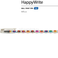 Ручка шариковая "HappyWrite. Слоники" 0,5мм синяя 20-0152 от магазина "Карандаш"