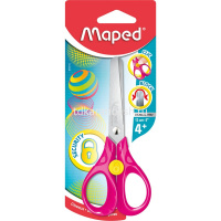 Ножницы детские 13см "Security 3D" сталь, ручки прорезиненные, блокировка лезвий 473110/473190 от магазина "Карандаш"