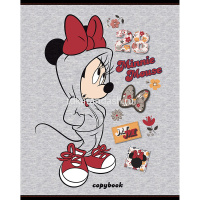 Тетрадь А5 18л клетка "Микки Маус" на скобе 5 дизайнов 18Т5В1/20373 от магазина "Карандаш"