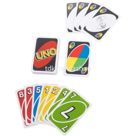 Игра настольная "UNO" 15х10см 108 карточек  XJ4195 от магазина "Карандаш"