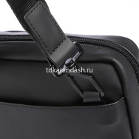 Сумка "Wollem" 18х24х6см, 1 отделение, 2 кармана, черная, натуральная кожа CA3084W129W/N от магазина "Карандаш"