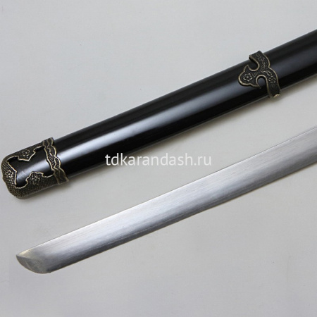 Меч самурайский тачи 102см черный, металл/дерево/текстиль JL-013-KA от магазина "Карандаш"