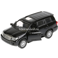 Картинка Машина "Toyota Land Cruiser" черная, инерционная, металл 12,5см (открывающиеся двери) CRUISER-BK от магазина "Карандаш" Машина "Toyota Land Cruiser" черная, инерционная, металл 12,5см (открывающиеся двери) CRUISER-BK от магазина "Карандаш"