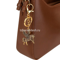 Брелок "Волшебный пегас" 4,5х6,5 см со стразами, металл Т-2642 от магазина "Карандаш"