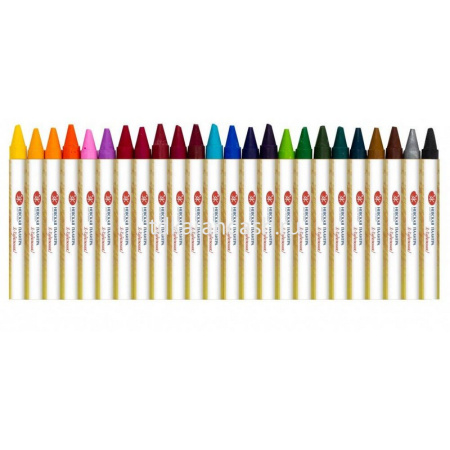Мелки восковые 24 цвета "Я - Художник!" 8ммх90мм круглые 215411476 от магазина "Карандаш"