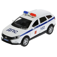 Картинка Машина "Lada Vesta SW Cross. Полиция" белая, инерционная, металл 12см (открывающиеся двери) VESTACRO от магазина "Карандаш" Машина "Lada Vesta SW Cross. Полиция" белая, инерционная, металл 12см (открывающиеся двери) VESTACRO от магазина "Карандаш"