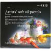 Пастель масляная 24 цвета "Gallery Soft Dry" круглый корпус, картон MGMOPV24