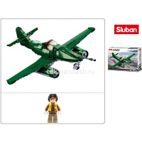 Конструктор "Самолет истребитель" 338 деталей 38х28,5х7см пластик M38-B0977 от магазина "Карандаш"
