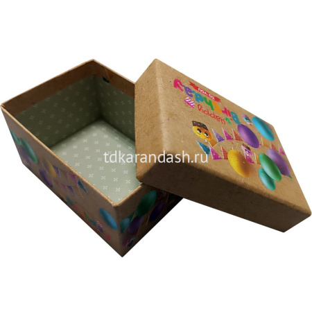 Коробка подарочная "День Рождения" 11х7,5х5,5см, картон 11495-24 от магазина "Карандаш"