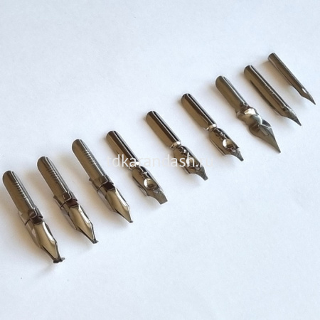 Набор для каллиграфии 10 предметов (9 перьев, держатель для пера) FLCG10W от магазина "Карандаш"