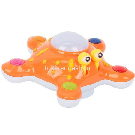 Музыкальная игрушка "Морская звезда" 14см пластик (свет, звук, движение) T520-D5189/ZS8819