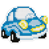 Набор мозаики "Магнит. Машинка" 8,5х6,5см (основа, стилус, воск.подушка, стразы, лоток) ALVM-006 от магазина "Карандаш"