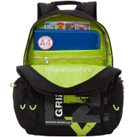 Рюкзак 30х42х22см, 890гр, 2 отделения, 3 кармана, салатовый RU-033-22/1 от магазина "Карандаш"