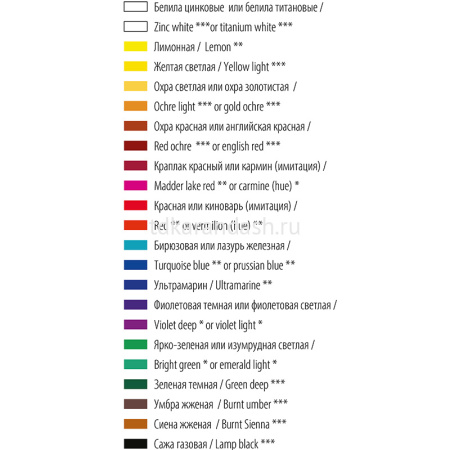 Гуашь 16 цветов 20мл "Мастер класс" 1741092 от магазина "Карандаш"