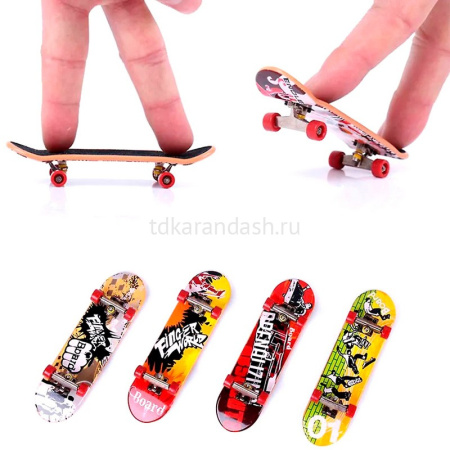 Набор пальчиковый "Фингерборд. 3 скейтборда" пластик 11930-24 от магазина "Карандаш"