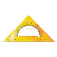 Набор 3 предмета гибкий (линейка 15см, треугольник, треугольник/транспортир) пластик, 3 вида EH649 от магазина "Карандаш"