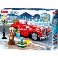 Конструктор "Город.Машина с подарками" 153 детали 23,7х18,9см пластик M38-B0889B от магазина "Карандаш"