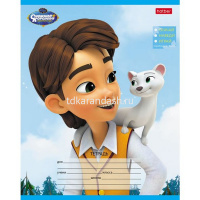 Тетрадь А5 18л клетка "Снежная королева" на скобе 5 дизайнов 18Т5В1/065913 от магазина "Карандаш"