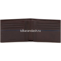 Кошелек "Blue Square Revamp" 12х9х2см 1 отделение, коричневый, натуральная кожа PU6190B2VR/MO от магазина "Карандаш"