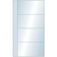 Визитница 96 визиток 12х24х1см пвх, бежевая 2350-105 от магазина "Карандаш"