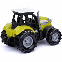Трактор "Мастер №5" на батарейках, пластик 11х6,5х7см (свет, звук) 550-11P от магазина "Карандаш"