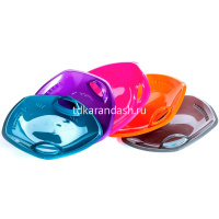 Санки-ледянки 61х61см "Сириус" с ручками, пластик, 5 цветов УТМ01250834 от магазина "Карандаш"