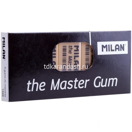 Ластик "Master Gum 1420" прямоугольный, 55х23х15мм для стираная графита CMM1420-05 от магазина "Карандаш"