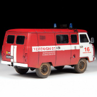 Модель "УАЗ 3909 Пожарная служба" 10,5см 66 деталей 43001 от магазина "Карандаш"