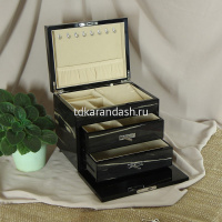 Шкатулка ювелирная 26х20х22см МДФ, дерево ценных пород RY-BB-236-NAT от магазина "Карандаш"