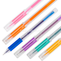 Набор гелевых ручек 6цв 0,5мм "Deli" в блистере с европодвесом A125 от магазина "Карандаш"