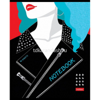 Тетрадь А5 48л клетка "Серебряный сон" на скобе 3D фольга матовая ламинация 5 дизайнов от магазина "Карандаш"