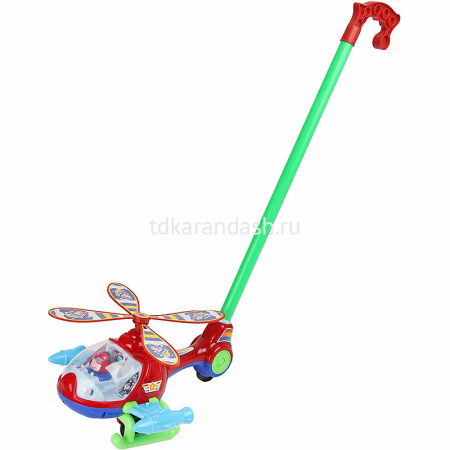 Каталка на палочке "Вертолет" 1531144 от магазина "Карандаш"
