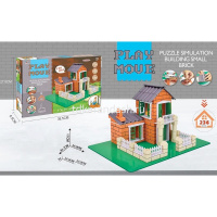 Конструктор "Дом 2 этажа" 236 деталей пластик B2312890/358 от магазина "Карандаш"