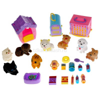 Набор питомцев для кукол 8шт. с аксессуарами, в блистере PET1907Z1038-1-S-YF от магазина "Карандаш"