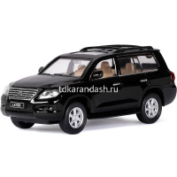 Картинка Машина "Lexus LX570" черная, инерционная, металл 17,5см (свет, звук, откр.двери) JB1251142 от магазина "Карандаш" Машина "Lexus LX570" черная, инерционная, металл 17,5см (свет, звук, откр.двери) JB1251142 от магазина "Карандаш"