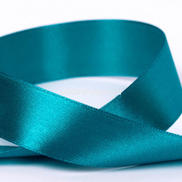 Лента упаковочная атласная 2,5см х 5,4м ярко-голубая №074 AL-25P от магазина "Карандаш"