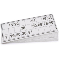 Русское лото "Узоры" 23x17х6,5см металл (90 бочонков, 24 карточки, 150 фишек, 1 мешочек) 01917 от магазина "Карандаш"