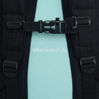 Картинка Рюкзак 30х39х20см, 760гр, 3 отделения, 4 кармана, черный/мятный, с брелком RG-562-2/1 от магазина "Карандаш" Рюкзак 30х39х20см, 760гр, 3 отделения, 4 кармана, черный/мятный, с брелком RG-562-2/1 от магазина "Карандаш"