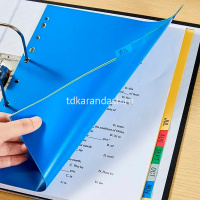 Разделитель А4 индексный "Январь-Декабрь" английский язык, цветной 130мкм E5725B от магазина "Карандаш"